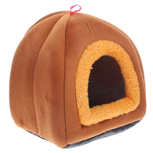 CLISPEED Kuschelnest für Kleine Haustiere Warmes Chinchilla Schlafhaus Igel und Kaninchenbett für Winter Gemütlicher Rückzugsort für Meerschweinchen und Hamster CLISPEED Kuschelnest für Kleine Haustiere Warmes Chinchilla Schlafhaus Igel und Kaninchenbett für Winter Gemütlicher Rückzugsort für Meerschweinchen und Hamster von CLISPEED