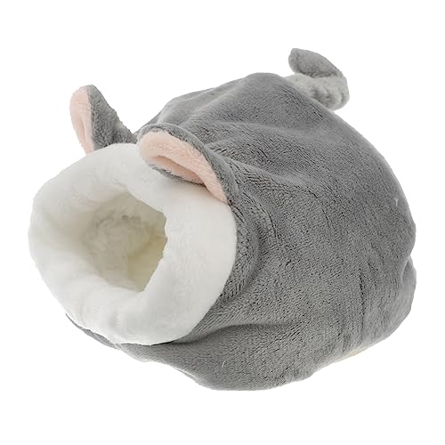 CLISPEED Kuschelnest für Kleintiere Gemütliches Hamsterbett für Winter und Warmes Nest für Hamster für Couch Auto und Reisen Pflegeleicht und Waschbar von CLISPEED