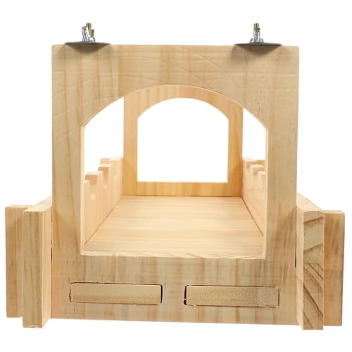 CLISPEED Langlebige Holzbrücke als Haustierversteck für Ratten Hamster Meerschweinchen und Chinchillas Robustes Käfigzubehör Sicheres Spiel und Ruheplatz für Kleine Nager CLISPEED Langlebige Holzbrücke als Haustierversteck für Ratten Hamster Meerschweinchen und Chinchillas Robustes Käfigzubehör Sicheres Spiel und Ruheplatz für Kleine Nager von CLISPEED