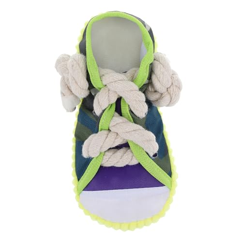 CLISPEED Lustiges Hundespielzeug mit Quietschfunktion Robustes Kauspielzeug Schuhform Kreativ und Bissfest für Welpen und Kleine bis Mittelgroße Hunde für Indoor und Outdoor Spielspaß von CLISPEED