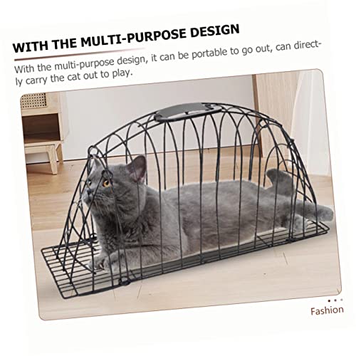 CLISPEED Metall Haustier Badekäfig Kratzfester Katzenpflege Käfig aus Wiederverwendbarer Katzen Badekäfig für Sicheres Baden und Fellpflege Platzsparend und Leicht für Zuhause und Shop CLISPEED Metall Haustier Badekäfig Kratzfester Katzenpflege Käfig aus Wiederverwendbarer Katzen Badekäfig für Sicheres Baden und Fellpflege Platzsparend und Leicht für Zuhause und Shop von CLISPEED