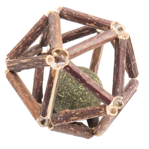 CLISPEED Molar Kauspielzeug mit Pfefferminze für Katzen Langlebiger Zahnpflege Ball zur Zahnreinigung Stressabbauendes Katzenspielzeug für Kätzchen und Erwachsene Katzen Braun CLISPEED Molar Kauspielzeug mit Pfefferminze für Katzen Langlebiger Zahnpflege Ball zur Zahnreinigung Stressabbauendes Katzenspielzeug für Kätzchen und Erwachsene Katzen Braun von CLISPEED