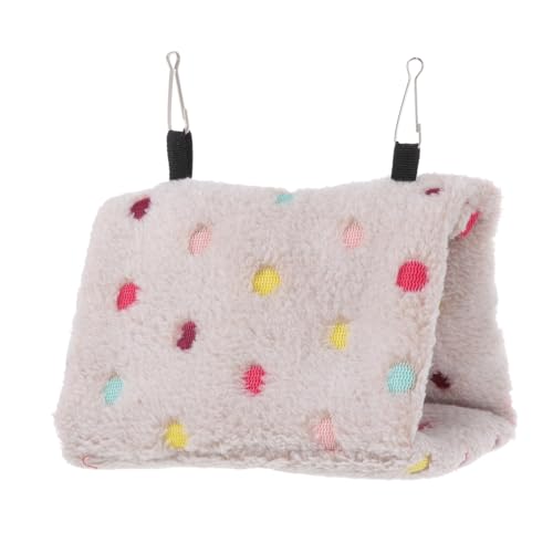 CLISPEED Parrot Warm Nest Baumwolle Vogel Hängematte Winter Warmes Schlafnest Kleintier Unterschlupf Atmungsaktiv Für Wellensittiche Und Kleine Papageien Innenbereich CLISPEED Parrot Warm Nest Baumwolle Vogel Hängematte Winter Warmes Schlafnest Kleintier Unterschlupf Atmungsaktiv Für Wellensittiche Und Kleine Papageien Innenbereich von CLISPEED