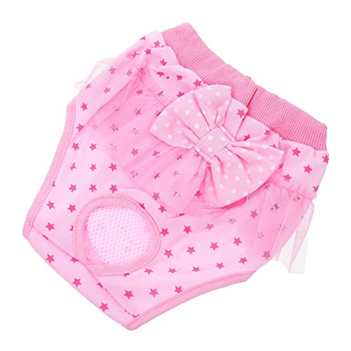 CLISPEED Pet Pants für Hündinnen Waschbare Unterwäsche für Komfortable Menstruationshosen für Haustiere für Verschiedene und Designs für Weibliche mit Praktischem Ausziehen CLISPEED Pet Pants für Hündinnen Waschbare Unterwäsche für Komfortable Menstruationshosen für Haustiere für Verschiedene und Designs für Weibliche mit Praktischem Ausziehen von CLISPEED