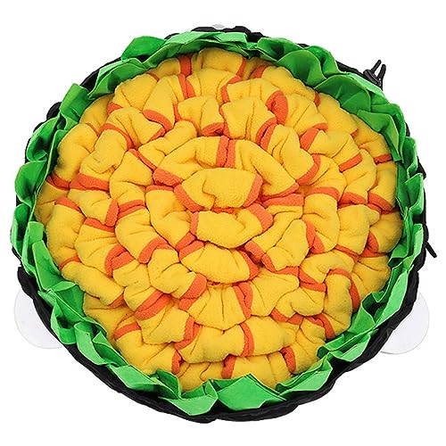 CLISPEED Pet Sniffing Pad Spiel quietschend Lecken leckpad für Hunde hundeschnüffelt Teppich Interactive Toys for Dogs Haustier frisst langsam Matte schnüffelmatte für Hunde Oxford-Stoff von CLISPEED