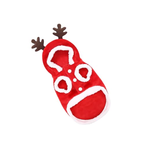 CLISPEED Pet Weihnachtskostüm Teilig Xs Kuschelige Hundebekleidung mit Warmem Plüsch und Süßem Rentier Motiv Inklusive Schal Komfortabel und Dekorativ für Kleine Hunde Festliche CLISPEED Pet Weihnachtskostüm Teilig Xs Kuschelige Hundebekleidung mit Warmem Plüsch und Süßem Rentier Motiv Inklusive Schal Komfortabel und Dekorativ für Kleine Hunde Festliche von CLISPEED