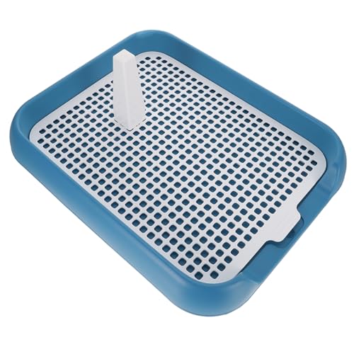 CLISPEED Plastik Hundetoilette mit Rutsch Funktion Welpen Indoor Toilette aus Langlebigem PP Material Leicht zu Reinigen mit Erhöhtem gegen Urinleckage Geeignet für Kleine und Mittelgroße von CLISPEED