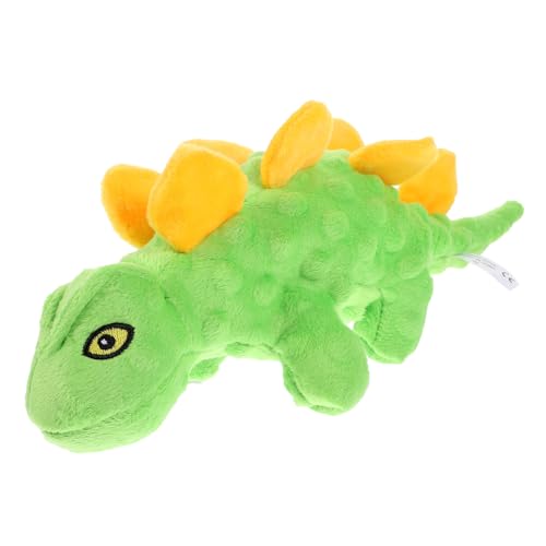 CLISPEED Plüsch Hundespielzeug Dinosaurier mit Quietscher Interaktives Kauspielzeug für Kleine Hunde Langlebiges Grünes Kuscheltier zur Beschäftigung Aktivität Drinnen und Draußen CLISPEED Plüsch Hundespielzeug Dinosaurier mit Quietscher Interaktives Kauspielzeug für Kleine Hunde Langlebiges Grünes Kuscheltier zur Beschäftigung Aktivität Drinnen und Draußen von CLISPEED