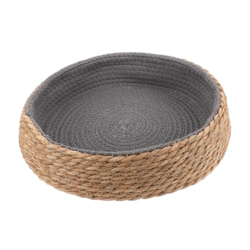 CLISPEED Rattan Katzenbett Rund Geflochtene Schlafhöhle Atmungsaktiv Ganzjährig für Katzen und Kleine Hunde Langlebiges Bequemes Haustiernest für Warmen und Kühlen CLISPEED Rattan Katzenbett Rund Geflochtene Schlafhöhle Atmungsaktiv Ganzjährig für Katzen und Kleine Hunde Langlebiges Bequemes Haustiernest für Warmen und Kühlen von CLISPEED