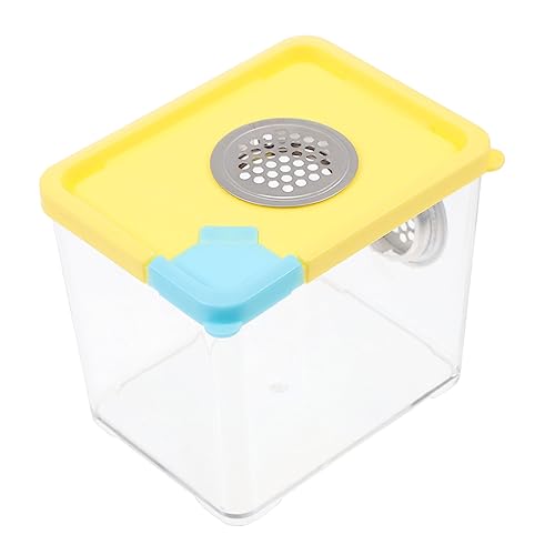 CLISPEED Reptilien Fütterungsbox mit Atmungsaktivem Transparente Zuchtbox für Spinnen Schildkröten und Kleine Tiere Praktische Aufbewahrungslösung für Reptilienfreunde Zufällige Farbe CLISPEED Reptilien Fütterungsbox mit Atmungsaktivem Transparente Zuchtbox für Spinnen Schildkröten und Kleine Tiere Praktische Aufbewahrungslösung für Reptilienfreunde Zufällige Farbe von CLISPEED
