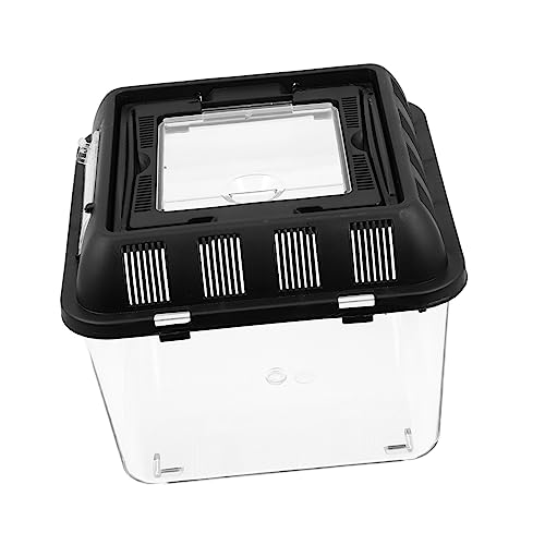 CLISPEED Reptilien Zuchtbox aus Tragbar für Spinnen Eidechsen und Schlangen Futterbox mit Belüftungsöffnung Leicht und Kompakt für Transport Kleiner Haustiere CLISPEED Reptilien Zuchtbox aus Tragbar für Spinnen Eidechsen und Schlangen Futterbox mit Belüftungsöffnung Leicht und Kompakt für Transport Kleiner Haustiere von CLISPEED
