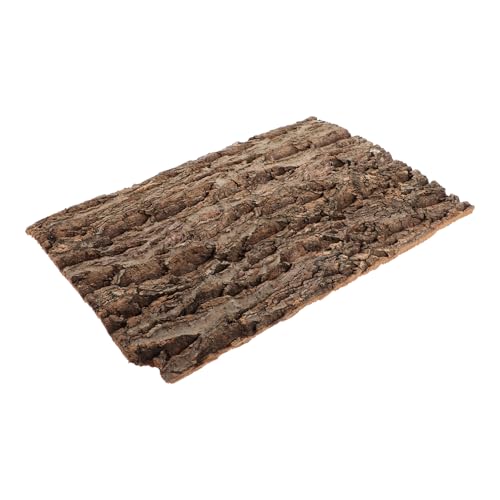 CLISPEED Rinde-Hintergrundtafel Reptilien Vivarium Korkenrinde Wurf Bausatz naturdeko Terrarium Hintergrund Terrarium Korkrinde aus Korkrinde für Terrarien Aquarium bellt Holz Coffee von CLISPEED