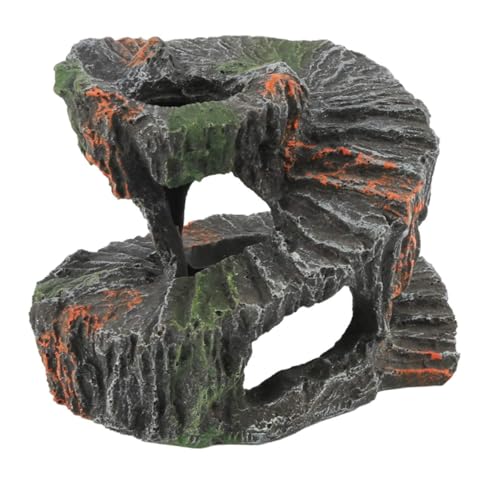 CLISPEED Schildkröten Sonnenplattform Resin Kletterterrasse Fischbecken Dekoration Langlebig UV Beständig für Aquarium Reptilien Gehege Terrarium Zubehör CLISPEED Schildkröten Sonnenplattform Resin Kletterterrasse Fischbecken Dekoration Langlebig UV Beständig für Aquarium Reptilien Gehege Terrarium Zubehör von CLISPEED