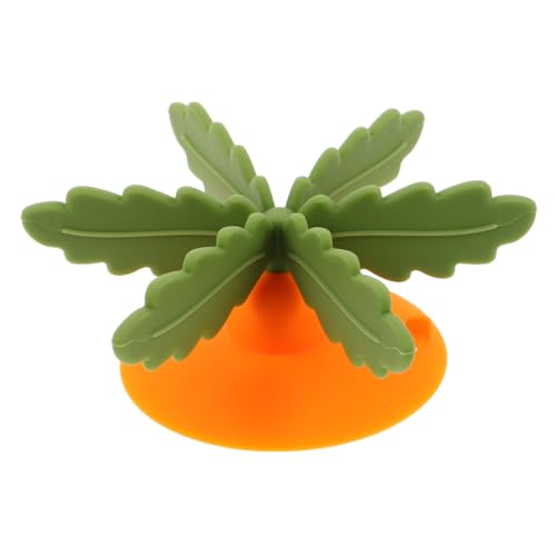 CLISPEED Slow Feeder Hundenapf Einsatz aus Weicher Futtereinsatz für Edelstahlnäpfe Keramikteller und Glasschalen Grün und Orange von CLISPEED