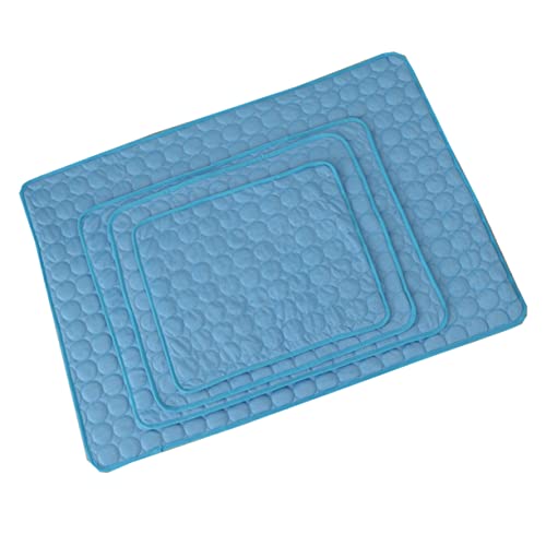 CLISPEED Sommermatte Haustier Stoff Kühlmatte Für Hund Hundekühlungspad Wehe Welpenmatten Hund Kühlmatte Kühlen Hundebett Artikel Cool Groß Waschbare Bettunterlage Sky-Blue CLISPEED Sommermatte Haustier Stoff Kühlmatte Für Hund Hundekühlungspad Wehe Welpenmatten Hund Kühlmatte Kühlen Hundebett Artikel Cool Groß Waschbare Bettunterlage Sky-Blue von CLISPEED