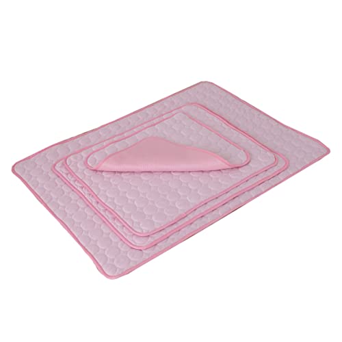 CLISPEED Sommermatte Haustier kalt Kühlmatten für Hunde Unterlage Kühlende Hundematte hundebett Hund Coole Matte Kühlmatte für Hunde Hundekühlungspad Katze Coole Matte Rosa CLISPEED Sommermatte Haustier kalt Kühlmatten für Hunde Unterlage Kühlende Hundematte hundebett Hund Coole Matte Kühlmatte für Hunde Hundekühlungspad Katze Coole Matte Rosa von CLISPEED
