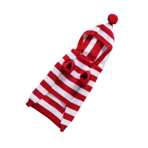 CLISPEED Strick Hundepullover Weihnachtspulli für Kleine Hunde Weicher Leichter Polyester Hundepulli Niedliche Haustierkleidung für Party und Spaziergang CLISPEED Strick Hundepullover Weihnachtspulli für Kleine Hunde Weicher Leichter Polyester Hundepulli Niedliche Haustierkleidung für Party und Spaziergang von CLISPEED