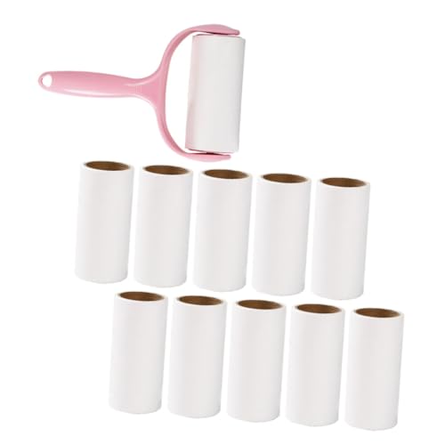 CLISPEED Teiliges Lint Roller Kompakter Tragbarer Fusselentferner für Kleidung Teppich und Sofa Effektive Haustierhaarentfernung mit Roller und Nachfüllrollen Schonend und Vielseitig für von CLISPEED