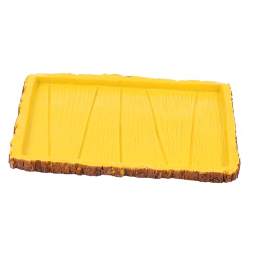 CLISPEED Terrarium Schildkröten Futterschale aus Langlebigem Resin Wasserschale und Futterbehälter für Reptilien Wie Gecko Leguan Landschildkröte Glatte Oberfläche Einfach zu Reinigen CLISPEED Terrarium Schildkröten Futterschale aus Langlebigem Resin Wasserschale und Futterbehälter für Reptilien Wie Gecko Leguan Landschildkröte Glatte Oberfläche Einfach zu Reinigen von CLISPEED