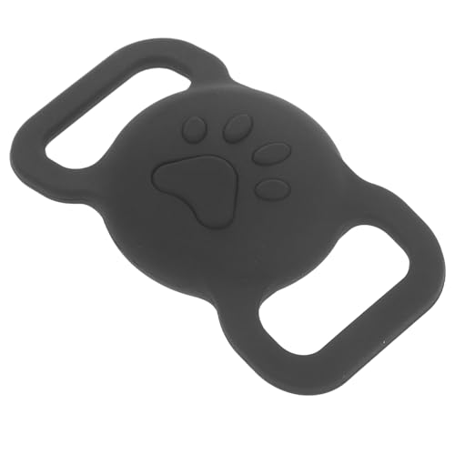 CLISPEED Tracker-Fall Pro Air-Tag-Hund Wiederaufladbar Luftmarken Verstecken Katzenhalsband-Tracker Inhaber Air-Tag-katzenhalsbandhalter Locator -Fall Versteckt Kette Black Kieselgel CLISPEED Tracker-Fall Pro Air-Tag-Hund Wiederaufladbar Luftmarken Verstecken Katzenhalsband-Tracker Inhaber Air-Tag-katzenhalsbandhalter Locator -Fall Versteckt Kette Black Kieselgel von CLISPEED