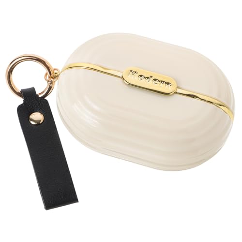 CLISPEED Tragbarer Fusselroller Für Tierhaare Mini Lint Roller Reisegröße Effektiver Tierhaarentferner Für Kleidung Sofa Und Auto Cremefarbener Fusselentferner Für Unterwegs von CLISPEED