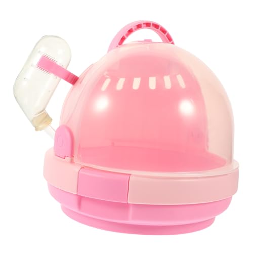 CLISPEED Tragbarer Hamsterkäfig Atmungsaktivem Design Leichter Hamster reisekäfig für Zwerghamster und Kleine Haustiere Praktischer Handgriff für Camping und Ausflüge Robust und von CLISPEED