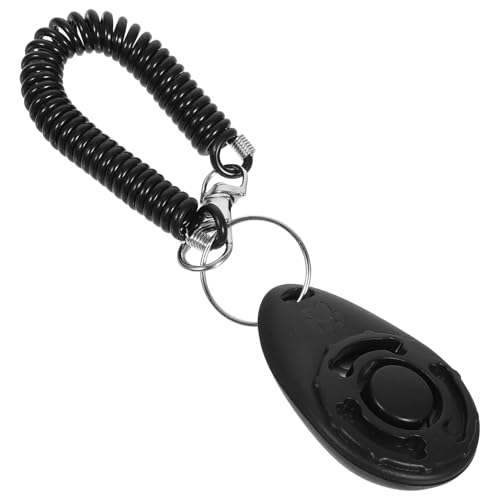 CLISPEED Tragbarer Hundetrainings Clicker mit Handgelenkband Effektives Werkzeug zur Verhaltenskorrektur und Erziehung von Hunden und Katzen Sicher und Leicht für Verschiedene von CLISPEED