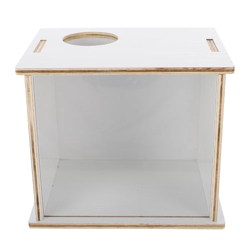 CLISPEED Transparente Hamster Badewanne aus Multifunktionale Sandbad Box für Chinchillas Mäuse und Andere Kleintiere Leicht zu Reinigen und Platzsparend von CLISPEED