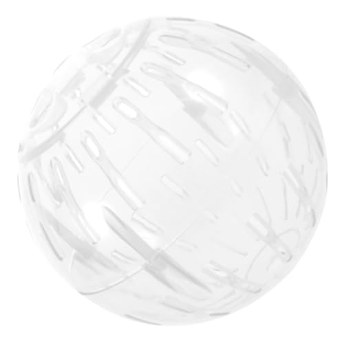 CLISPEED Transparente Hamster Laufkugel Sicherer Kunststoff Übungsball für Meerschweinchen und Zwerghamster Spielerisches Haustier Trainingsspielzeug zur Stressreduktion und Bewegung von CLISPEED