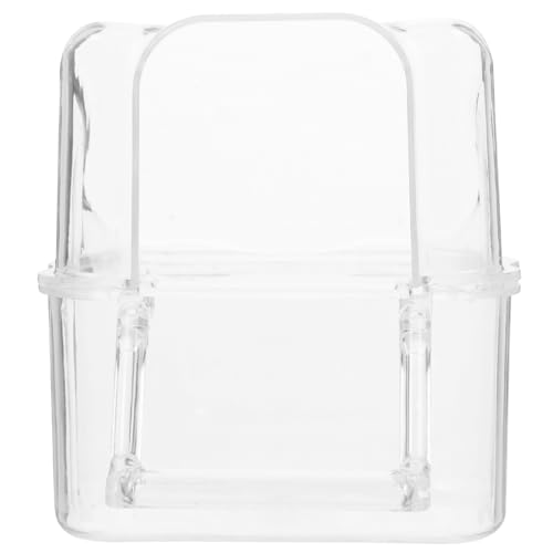 CLISPEED Transparente Vogelfutterbox zum Einhängen Auslaufsicherer Futterbehälter für Vogelkäfige Multifunktionale Futter und Wasserschale für Papageien Wellensittiche und Kleintiere CLISPEED Transparente Vogelfutterbox zum Einhängen Auslaufsicherer Futterbehälter für Vogelkäfige Multifunktionale Futter und Wasserschale für Papageien Wellensittiche und Kleintiere von CLISPEED