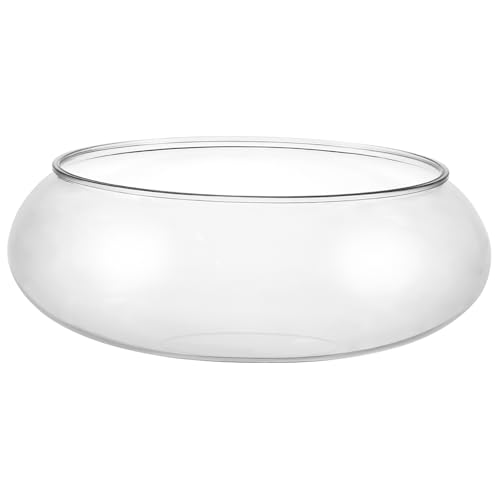 CLISPEED Transparenter Betta Aquarium Tank aus Robustem Kunststoff Multifunktionales Kleines Fischglas für Pflanzen und Aquarien Stilvolle Tischdekoration für Zuhause und Büro von CLISPEED