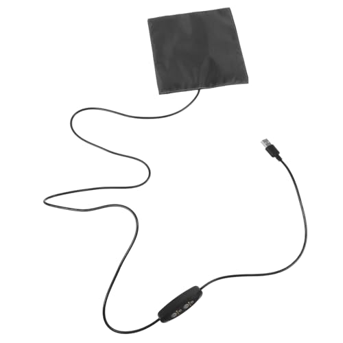 CLISPEED USB Heizmatte für Kleine Haustiere Temperaturgeregelte Wärmematte aus Weichem Kohlefaser Material Tragbar und Waschbar für Hamster Kaninchen Vögel und Reptilien im Winter von CLISPEED
