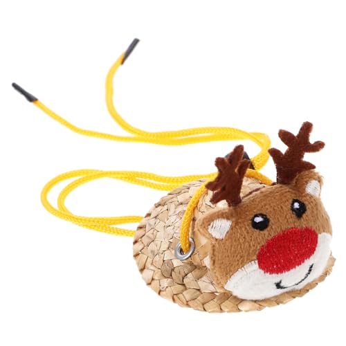 CLISPEED Verstellbare Kleine Haustier Mütze aus Strapazierfähiger Handgestrickte Weihnachtsmütze für Hamster Igel und Kleine Tiere Festliches Kostüm mit Verstellbarem Riemen für Party und CLISPEED Verstellbare Kleine Haustier Mütze aus Strapazierfähiger Handgestrickte Weihnachtsmütze für Hamster Igel und Kleine Tiere Festliches Kostüm mit Verstellbarem Riemen für Party und von CLISPEED