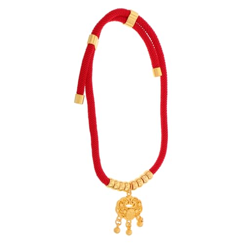 CLISPEED Katzen Und Hundehalsband Mit Rotem Seil Und Glücksperle Verstellbar Für Kleine Hunde Und Katzen Hochwertiges Haustierzubehör Langlebige Konstruktion Accessoire Für Festliche CLISPEED Katzen Und Hundehalsband Mit Rotem Seil Und Glücksperle Verstellbar Für Kleine Hunde Und Katzen Hochwertiges Haustierzubehör Langlebige Konstruktion Accessoire Für Festliche von CLISPEED
