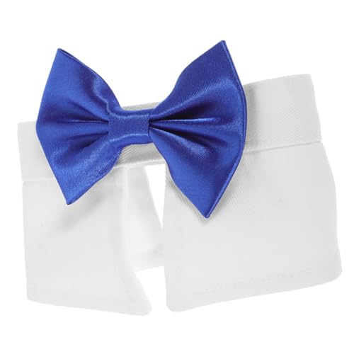 CLISPEED Verstellbares Haustier Hundehalsband mit Schickem Fliege Design Baumwollmaterial Atmungsaktiv und Hautfreundlich für Geburtstagsfeiern Hochzeiten und Tägliche Stilvolles von CLISPEED