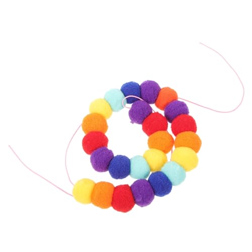 CLISPEED Verstellbares Haustierhalsband mit Buntem Pom Pom Hautfreundlich Robust und Bequem Geeignet für Kleine Welpen und Katzen für Alltag Festtage und Fotoshootings CLISPEED Verstellbares Haustierhalsband mit Buntem Pom Pom Hautfreundlich Robust und Bequem Geeignet für Kleine Welpen und Katzen für Alltag Festtage und Fotoshootings von CLISPEED