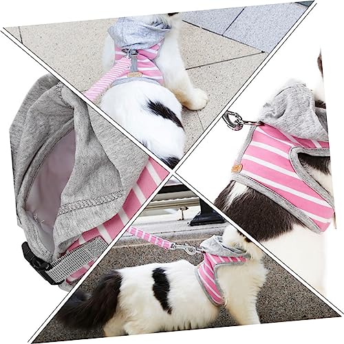 CLISPEED Verstellbares Katzen Geschirr mit Leine Atmungsaktive Softweste für Sicheren Sitz kein Ziehen mit Sicherheitsverschluss für Spaziergänge und Tierarztbesuche S CLISPEED Verstellbares Katzen Geschirr mit Leine Atmungsaktive Softweste für Sicheren Sitz kein Ziehen mit Sicherheitsverschluss für Spaziergänge und Tierarztbesuche S von CLISPEED