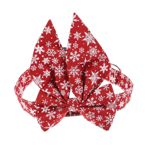 CLISPEED Verstellbares Katzengeschirr mit Abnehmbarem Schleifen Design Sicherer Weihnachts Hundehalsband Festliche Haustier Dekoration für Katzen und Kleine Hunde Leicht und Komfortabel CLISPEED Verstellbares Katzengeschirr mit Abnehmbarem Schleifen Design Sicherer Weihnachts Hundehalsband Festliche Haustier Dekoration für Katzen und Kleine Hunde Leicht und Komfortabel von CLISPEED