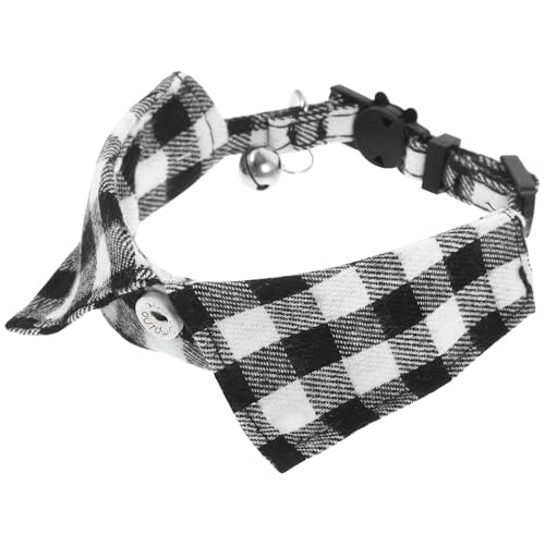 CLISPEED Verstellbares Katzenhalsband mit Fliege für Anlässe Bequeme und Hautfreundliche Haustier Nackenbekleidung für Hochzeiten Partys und Alltag CLISPEED Verstellbares Katzenhalsband mit Fliege für Anlässe Bequeme und Hautfreundliche Haustier Nackenbekleidung für Hochzeiten Partys und Alltag von CLISPEED