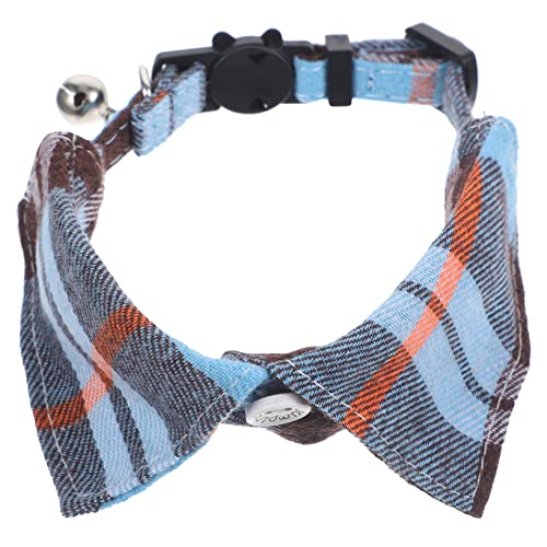CLISPEED Verstellbares Katzenhalsband mit Glocke und Niedlichem Karomuster Leichtes Sicheres Halsband für Kätzchen Hautfreundlich und Langlebig Dekoratives Haustierzubehör für Alltag und CLISPEED Verstellbares Katzenhalsband mit Glocke und Niedlichem Karomuster Leichtes Sicheres Halsband für Kätzchen Hautfreundlich und Langlebig Dekoratives Haustierzubehör für Alltag und von CLISPEED