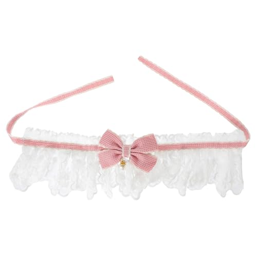 CLISPEED Verstellbares Spitzen Hundehalsband mit Schleife Dekorativer Leichter Katzenkragen für Welpen und Kleine Hunde Komfortabel und Geeignet für Alltag Hochzeit und Fotoshootings CLISPEED Verstellbares Spitzen Hundehalsband mit Schleife Dekorativer Leichter Katzenkragen für Welpen und Kleine Hunde Komfortabel und Geeignet für Alltag Hochzeit und Fotoshootings von CLISPEED