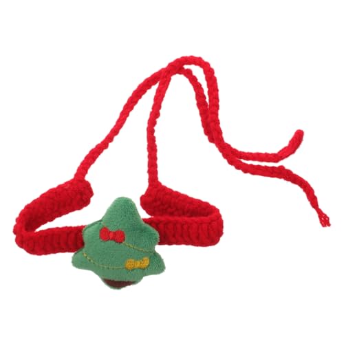 CLISPEED Verstellbares Strick Hundehalsband Weihnachtsdesign Leichtes Weihnachtskostüm Haustierkragen für Kleine Hunde und Katzen CLISPEED Verstellbares Strick Hundehalsband Weihnachtsdesign Leichtes Weihnachtskostüm Haustierkragen für Kleine Hunde und Katzen von CLISPEED