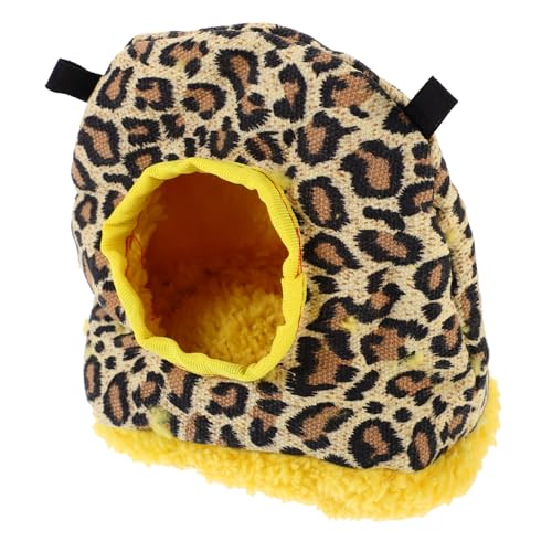 CLISPEED Vogel Hängematte für Käfige Winter Haus für Sittiche und Papageien Plüschiges Vogelbett Warmes Nistnest Geeignet für Kleine Vögel Gemütliches Versteck von CLISPEED