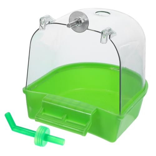 CLISPEED Vogelbadewanne für Käfig aus Langlebigem Kunststoff mit Glatten Kanten Hängende Kleine Vogel Duschwanne für Wellensittiche und Papageien Installieren Sicheres Badezubehör CLISPEED Vogelbadewanne für Käfig aus Langlebigem Kunststoff mit Glatten Kanten Hängende Kleine Vogel Duschwanne für Wellensittiche und Papageien Installieren Sicheres Badezubehör von CLISPEED