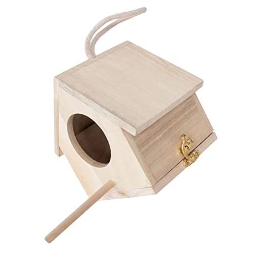 CLISPEED Vogelhaus Aus Holz Für Garten Nistkasten Und Futterstelle Für Kleine Und Langlebig Aufhängen von CLISPEED