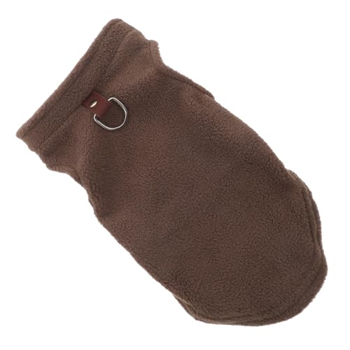 CLISPEED Warme Fleece Hundeweste für Kleine und Mittlere Hunde Dicke Winterjacke mit Weichem Polar Fleece Farbe Bequeme Haustierkleidung für Kalte Jahreszeiten Stylische Hundemantel CLISPEED Warme Fleece Hundeweste für Kleine und Mittlere Hunde Dicke Winterjacke mit Weichem Polar Fleece Farbe Bequeme Haustierkleidung für Kalte Jahreszeiten Stylische Hundemantel von CLISPEED