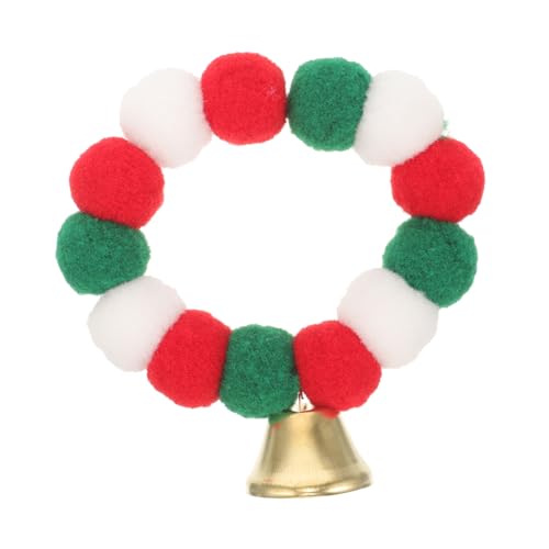 CLISPEED Weihnachtliches Haustierhalsband mit Bunten Plüschbällen Elastisch und Sicher für Kleine Hunde und Katzen Festliches Zubehör für Fotoshootings und Weihnachtsfeiern CLISPEED Weihnachtliches Haustierhalsband mit Bunten Plüschbällen Elastisch und Sicher für Kleine Hunde und Katzen Festliches Zubehör für Fotoshootings und Weihnachtsfeiern von CLISPEED