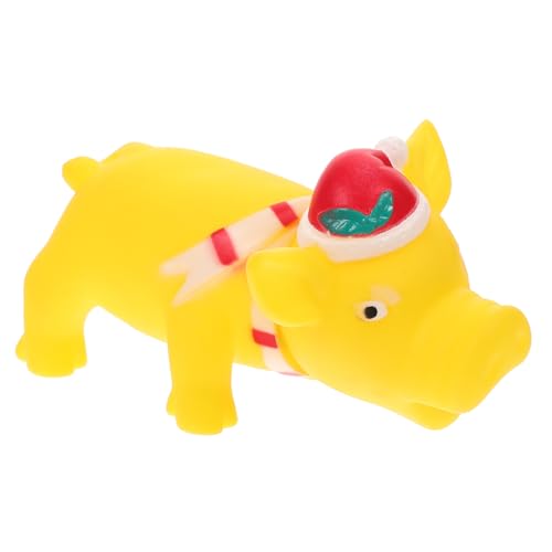 CLISPEED Weihnachtliches Hundespielzeug Schwein Form Langlebig und Widerstandsfähig Robustes Quietschspielzeug für Welpen und Hunde Aller zum Kauen und Zahnpflege Drinnen und Draußen CLISPEED Weihnachtliches Hundespielzeug Schwein Form Langlebig und Widerstandsfähig Robustes Quietschspielzeug für Welpen und Hunde Aller zum Kauen und Zahnpflege Drinnen und Draußen von CLISPEED