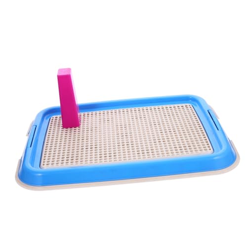 CLISPEED Welpen Toilette rutschfeste Hundetoilette mit Speziellen Säulen für Training zu Hause Tragbare Hundetoilettenmatte für Kleine Hunde Einfach zu Reinigen und CLISPEED Welpen Toilette rutschfeste Hundetoilette mit Speziellen Säulen für Training zu Hause Tragbare Hundetoilettenmatte für Kleine Hunde Einfach zu Reinigen und von CLISPEED