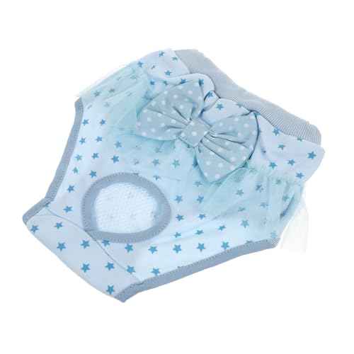 CLISPEED Wiederverwendbare Hundehose für Hündinnen Hochsaugfähige Atmungsaktive Hygienepanties mit Elegantem Design für Welpen während Menstruation CLISPEED Wiederverwendbare Hundehose für Hündinnen Hochsaugfähige Atmungsaktive Hygienepanties mit Elegantem Design für Welpen während Menstruation von CLISPEED